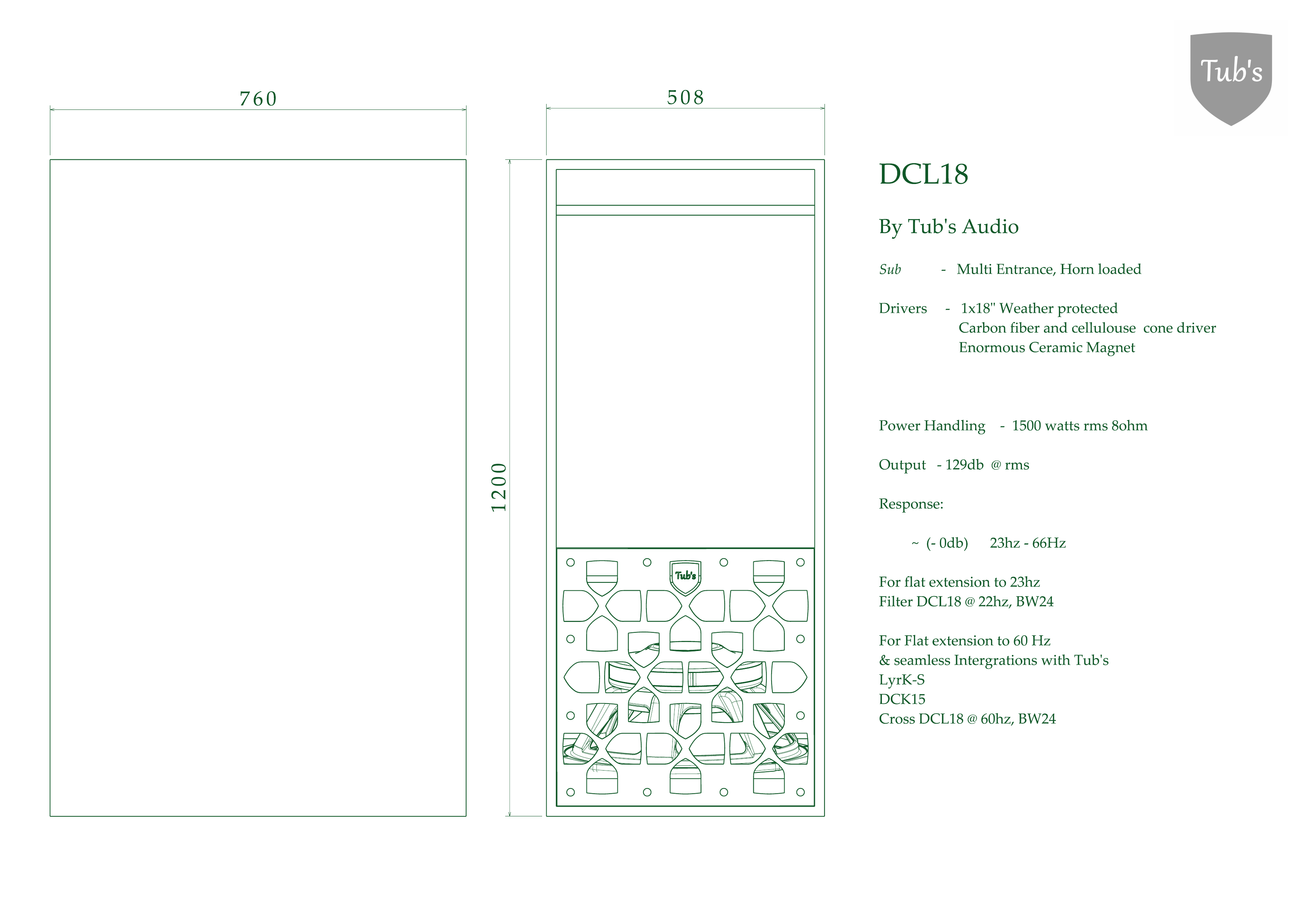 DCL18 layout and specification