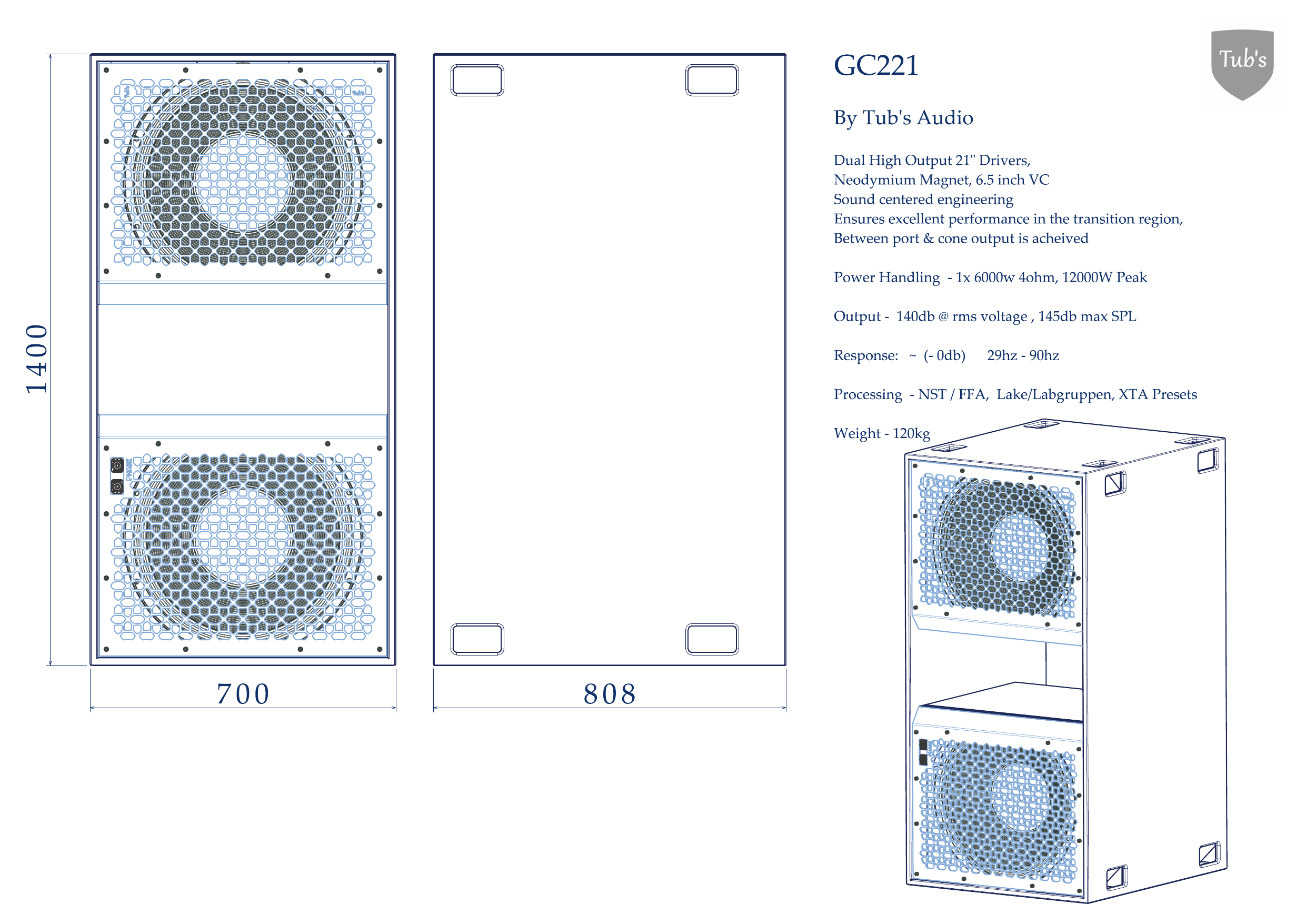 GC221 layout and specification